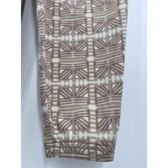 NEW PATAGONIA WOMEN'S MICRO D SOFT FLEECE JOGGER SIZE XL - SNOW BEAN / NATURAL - Picture 4 of 12